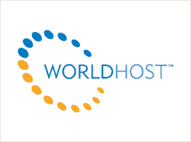 WorldHost logo